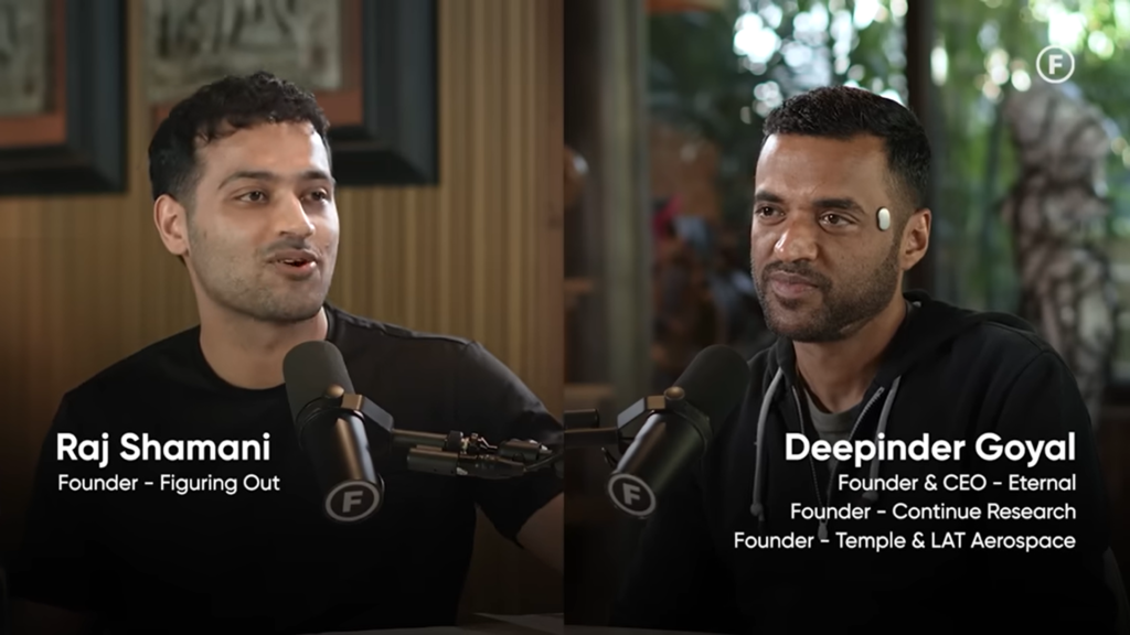 Raj Shamani with Deepinder Goyal