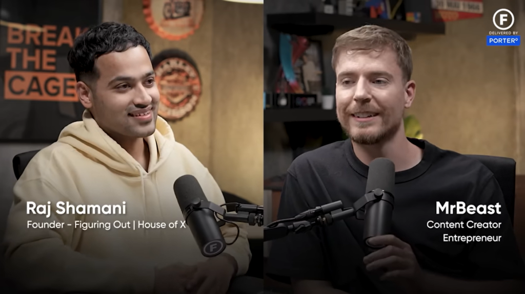 Raj Shamani with MrBeast