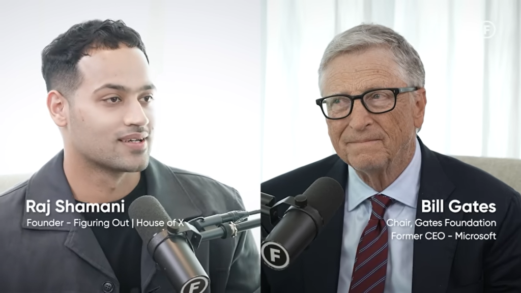 Raj Shamani with Bill Gates